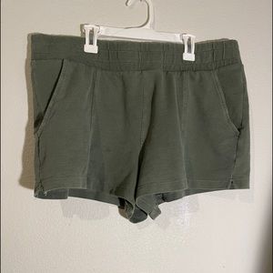 Green shorts